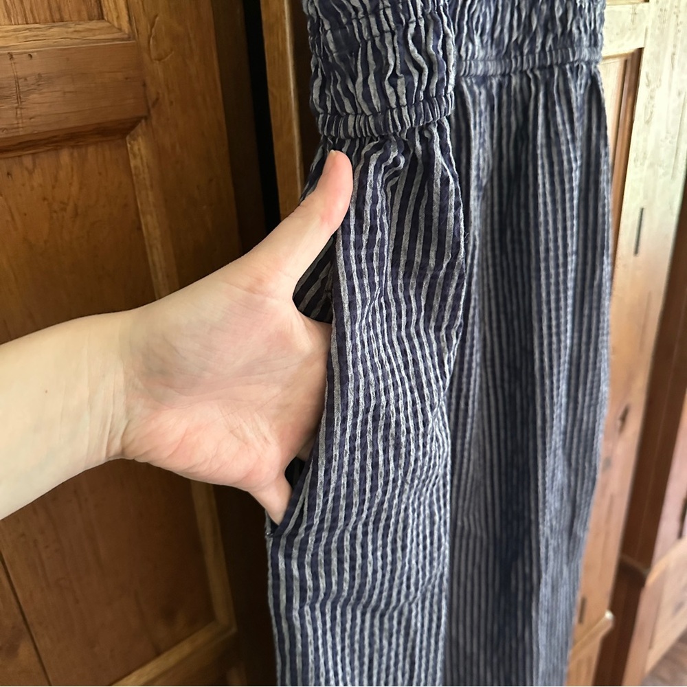 Target Navy Striped Maxi Dress - Picture 4 of 6